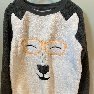 Boy or Girl Fuzzy Long Sleeve Sleep Shirt